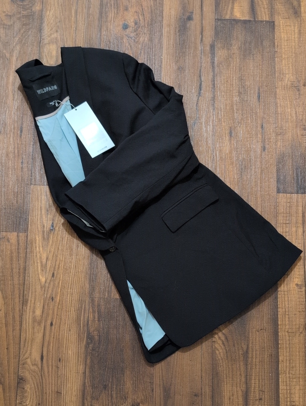 NWT Wildfang The Empower Tux Blazer Black Single Button - Size 2X